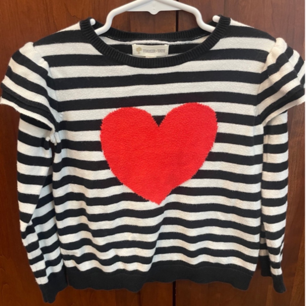 Tucker+ Tate Heart Sweater Size 3